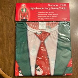 NWT Ugly Sweater Long Sleeve T-shirt Suit